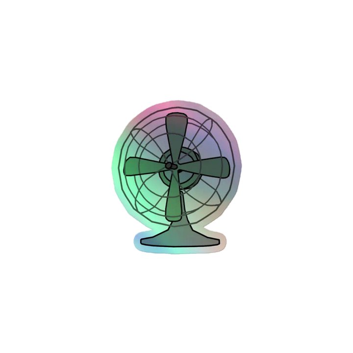 Deskfan Holosticker product image (1)