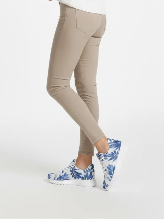 Women’s Blue Leaf Athletic Sneakers product image (3)