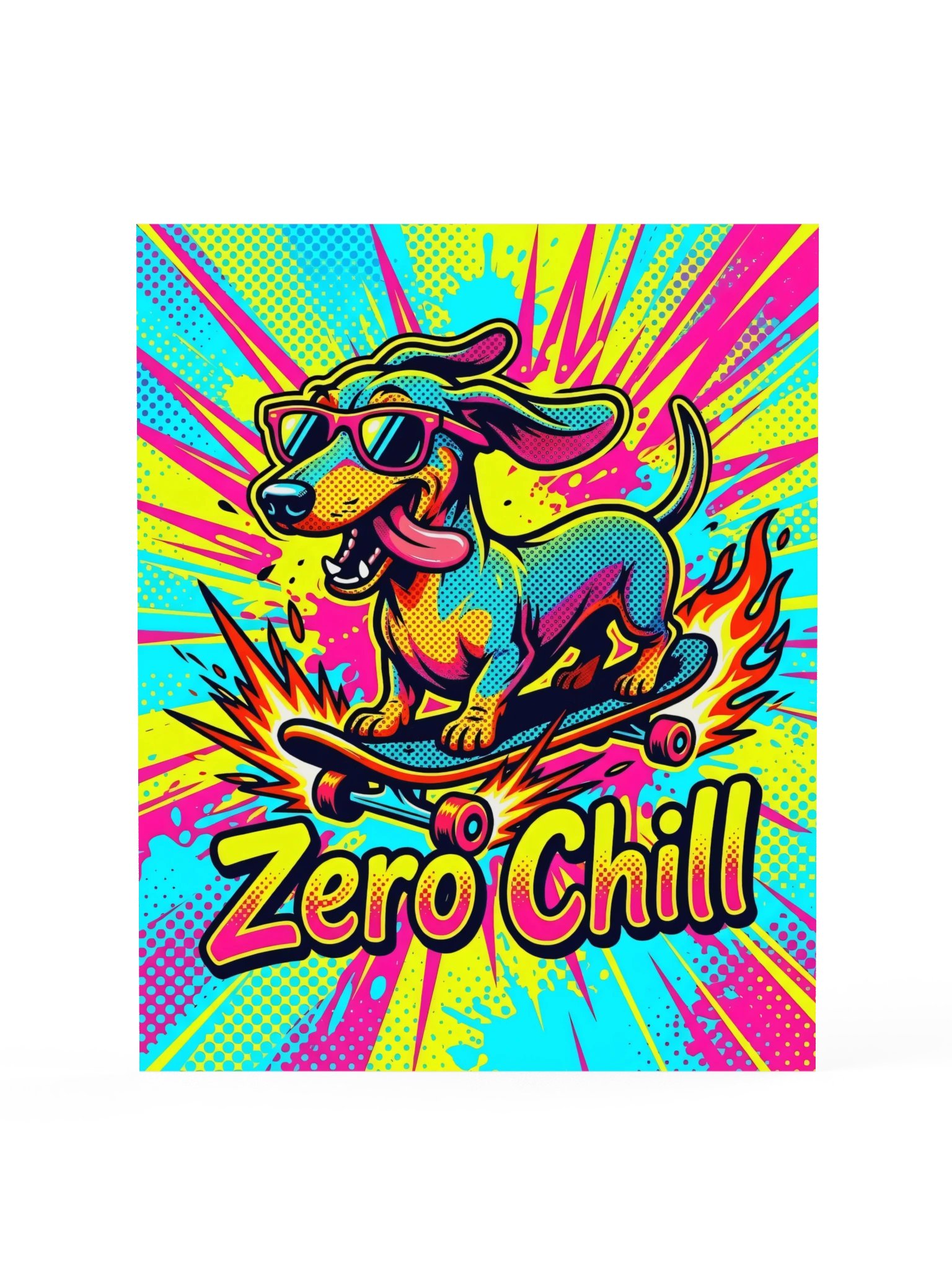 Zero Chill Dachshund Poster product image (15)