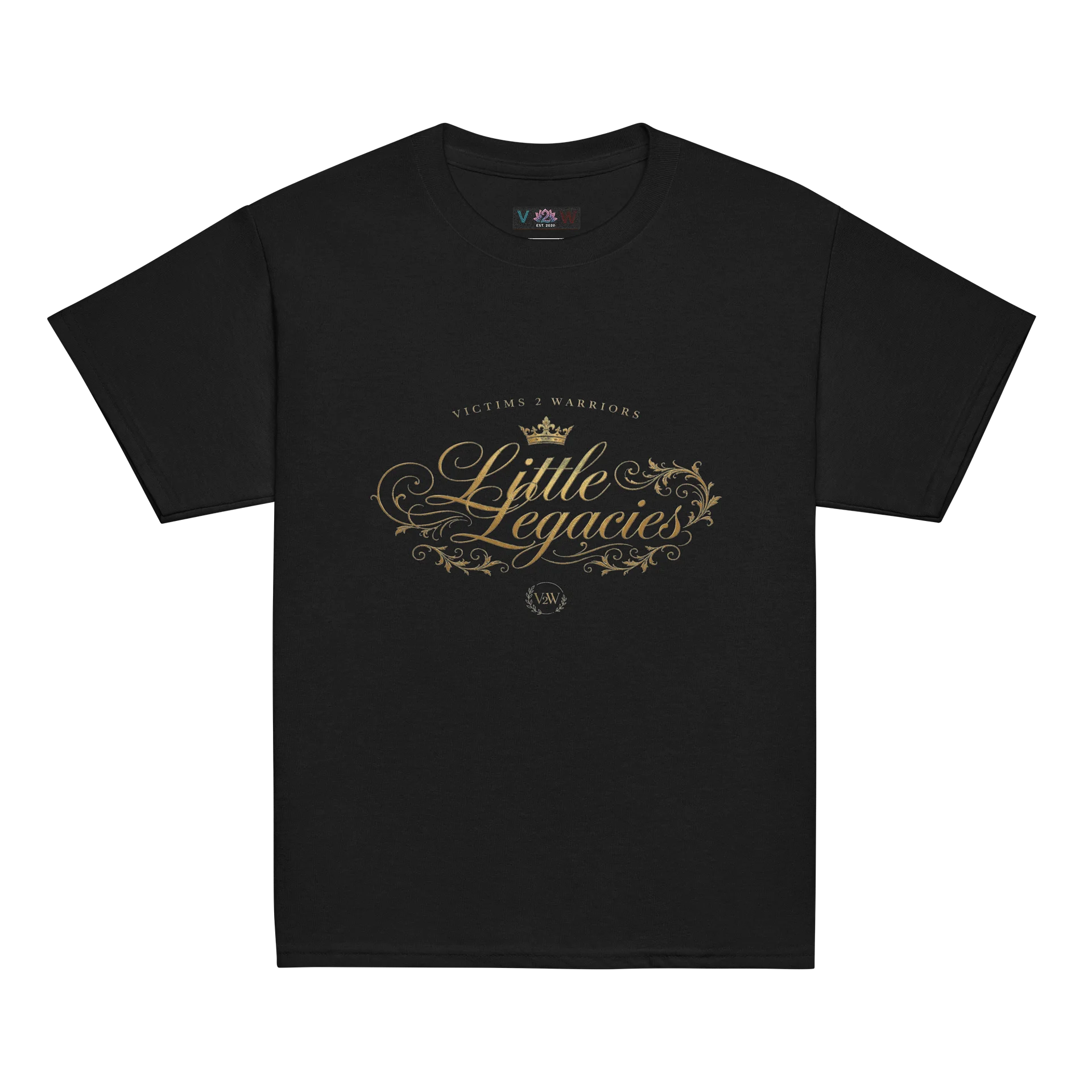 V2W -LITTLE LEGACIES- “ We help each other stand” Signature Tee product image (2)