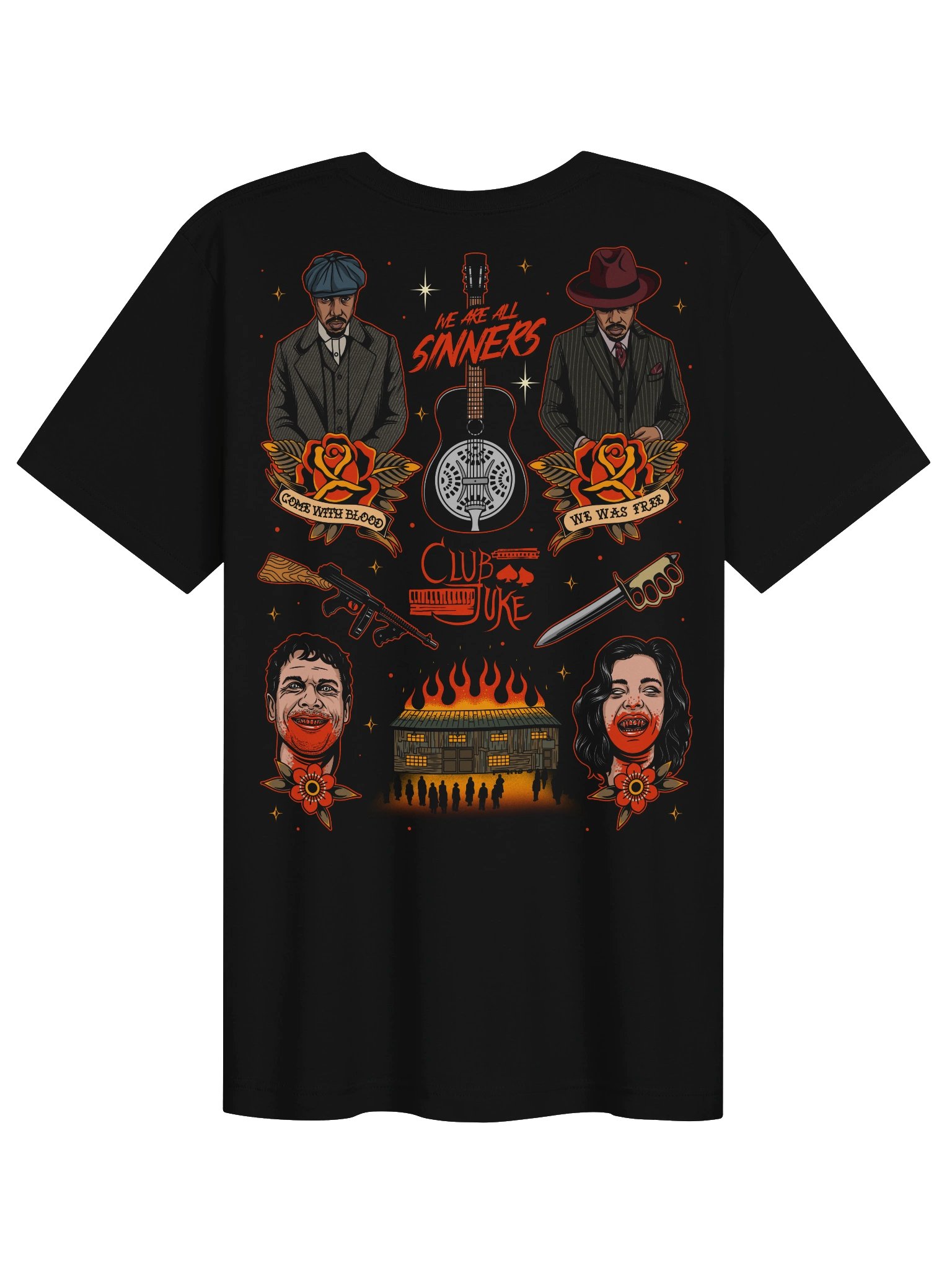 Sinners Flash - Tee(Front & Back) product image (1)
