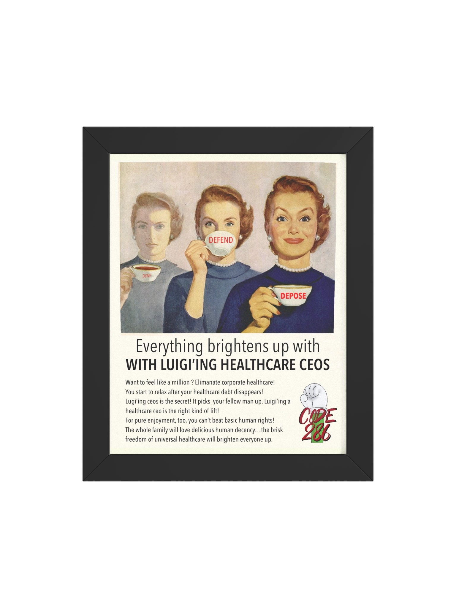 Luigi’ing Healthcare CEOs Poster product image (14)