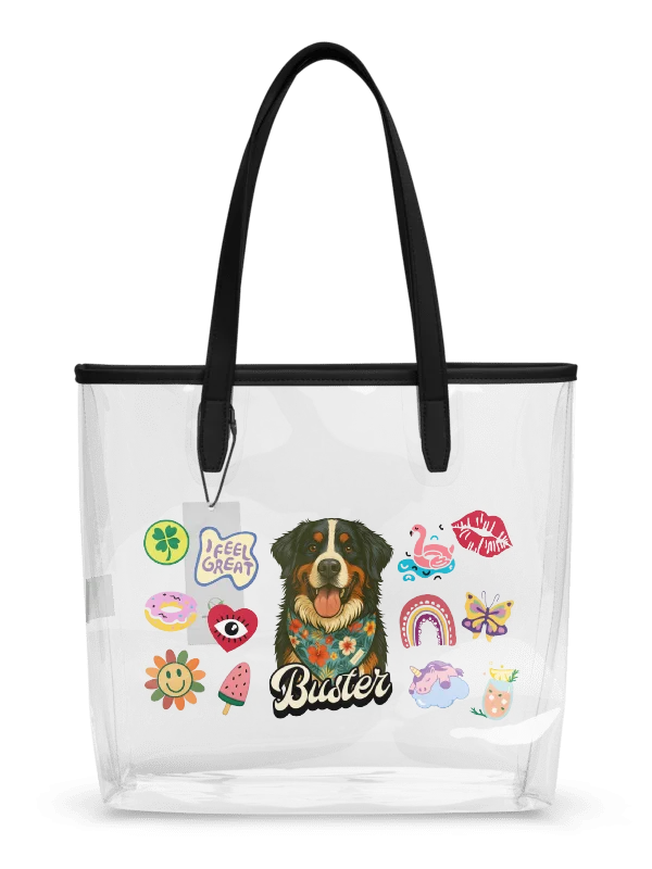 YOUR BEST FRIEND! / CLEAR TOTE BAG product image (2)