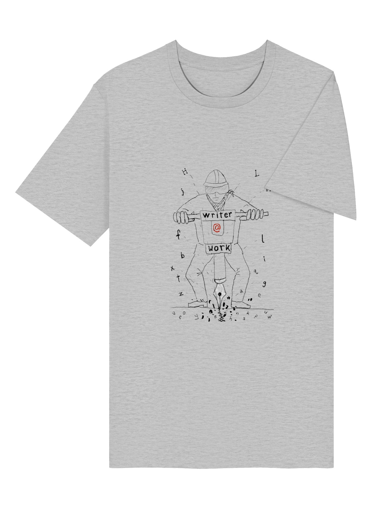Writer@Work Organic Cotton T-Shirt: Upfront product image (6)