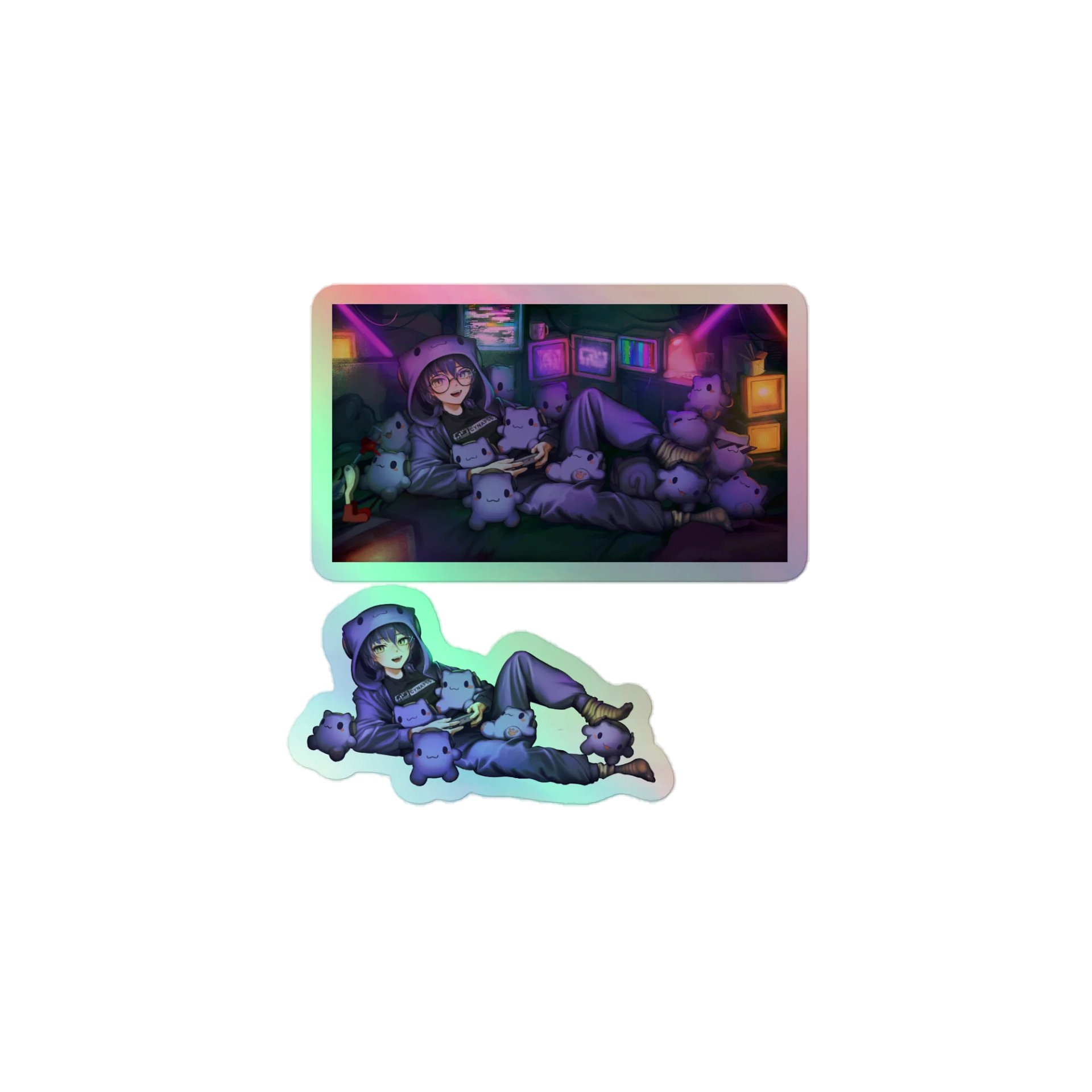SLEEPOVER HOLO STICKERS product image (2)
