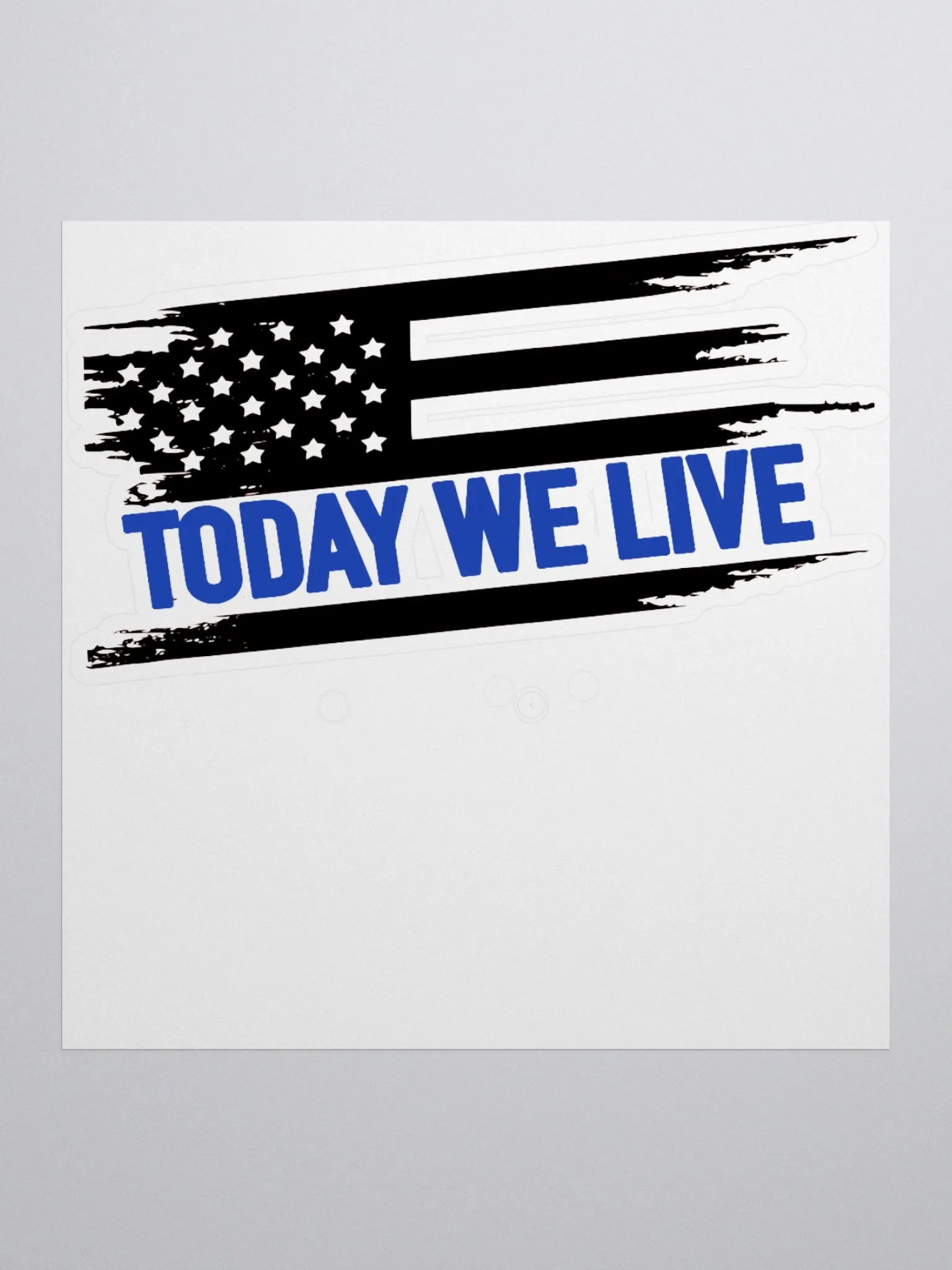 Back the blue sticker product image (2)