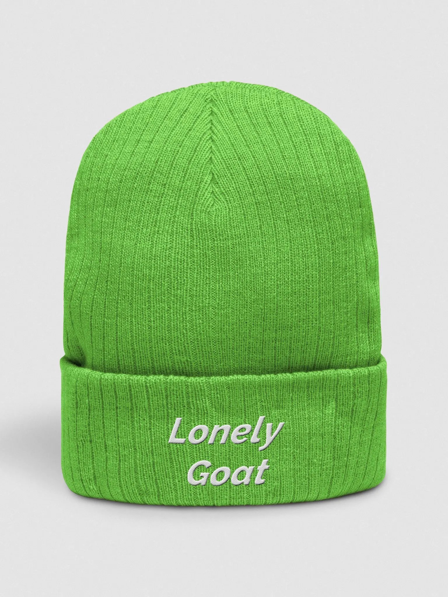 LONELY GOAT Ribbed Knit Beanie product image (1)