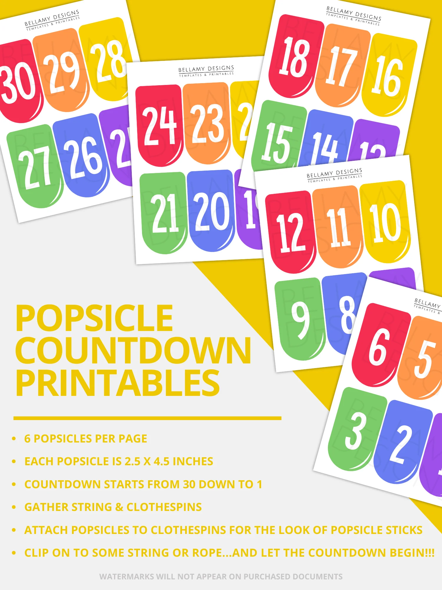 Last Day of School Countdown Printable product image (5)