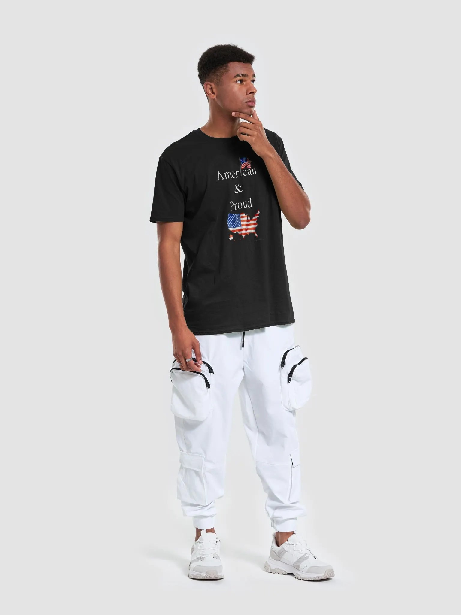 American and Proud Unisex T-Shirt product image (23)