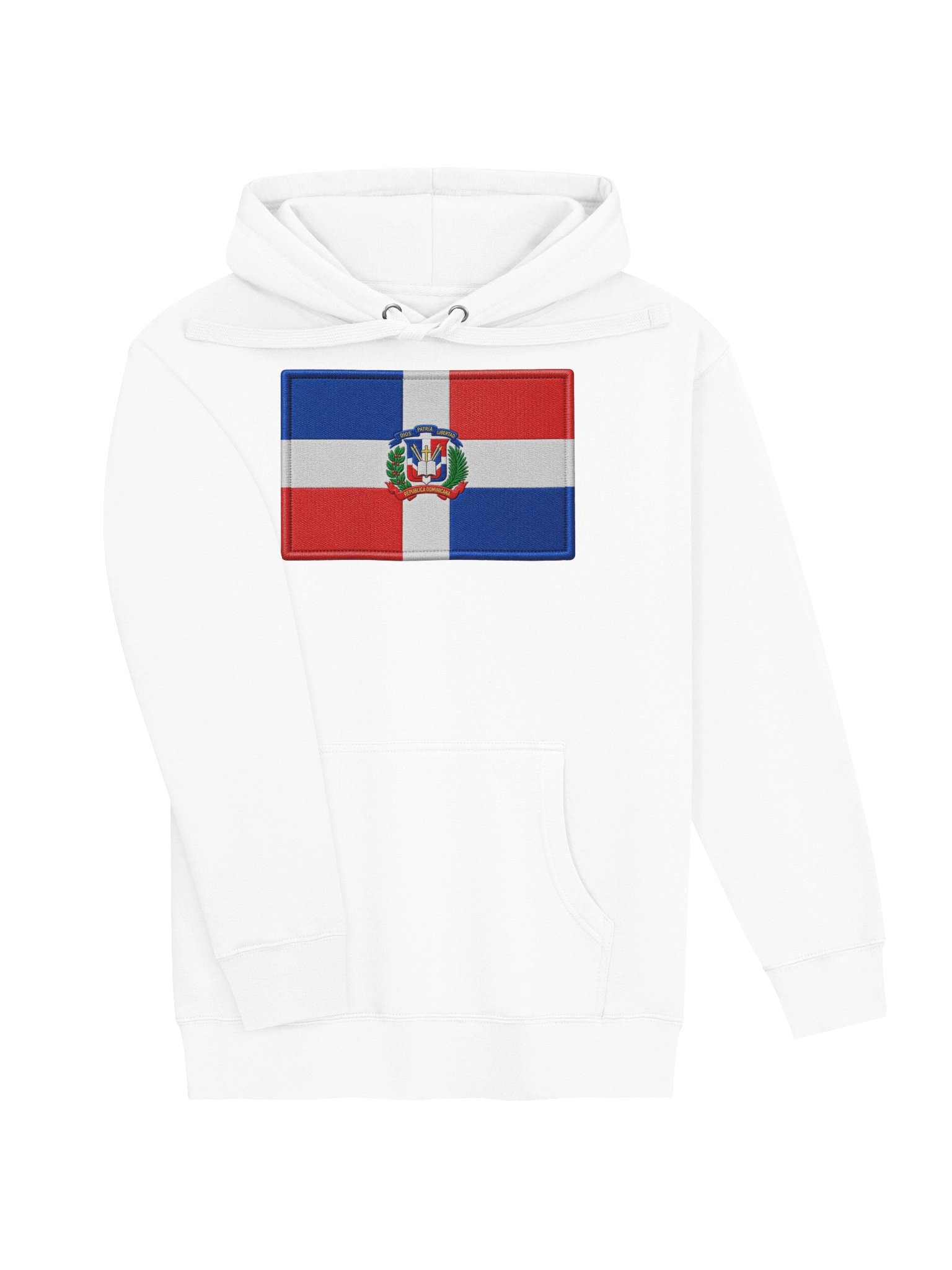 Recovery Cypher™ — Dominican Pride White Hoodie product image (3)