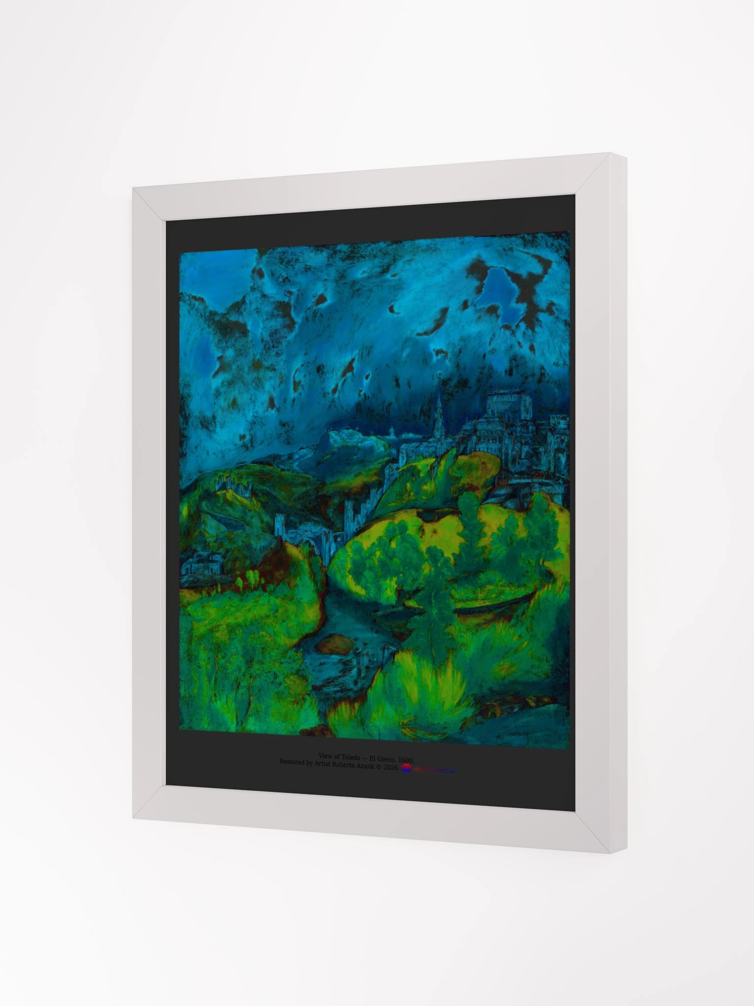 View of Toledo — Small Framed Matte Poster product image (12)