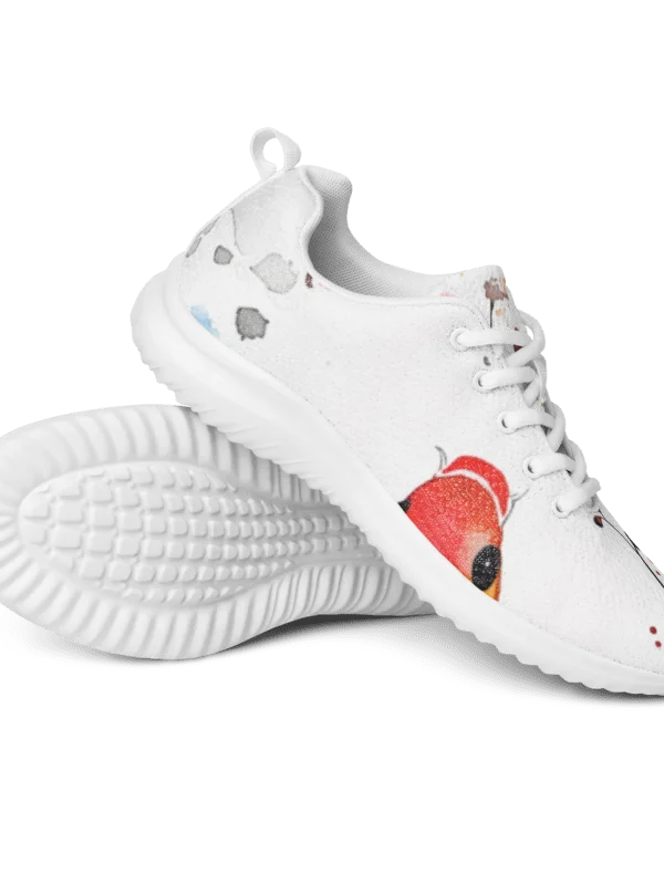 Japanese Koi Fish Women's Athletic Shoes | Traditional Watercolor Art Sneaker product image (3)