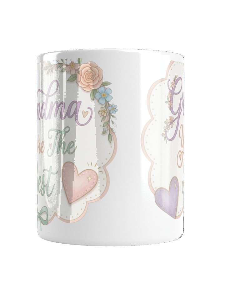 Grandma You’re the Best" Ceramic Mug - Soft Pastel Aesthetic Gift for the Best Grandma Ever product image (2)