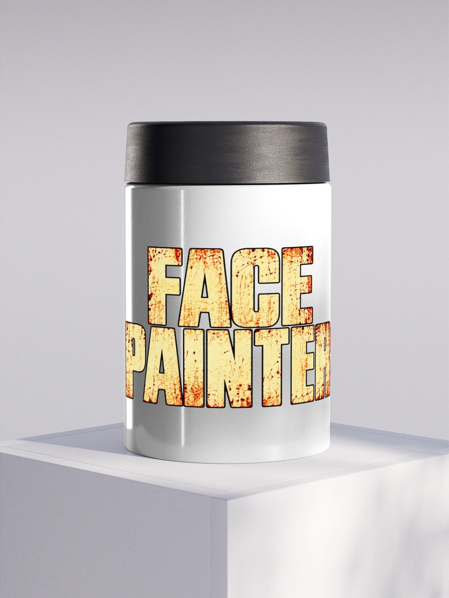 Face Painter Sawdust & Screams Stainless Steel Koozie product image (1)