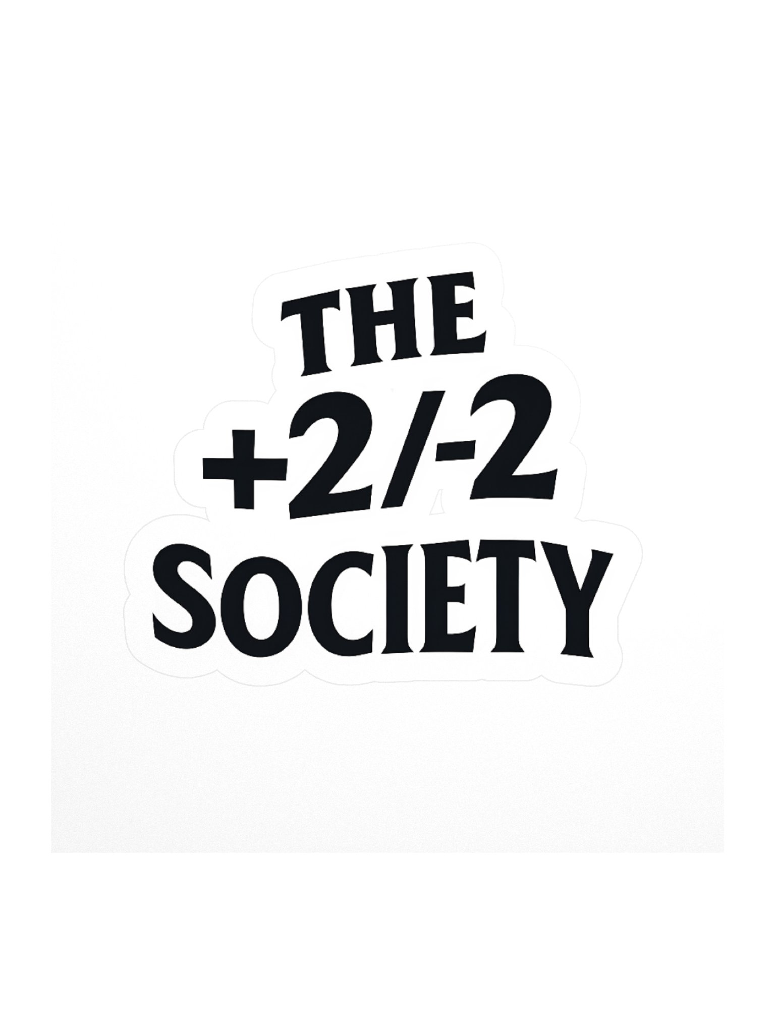 The ±2 Society Logo Sticker product image (1)