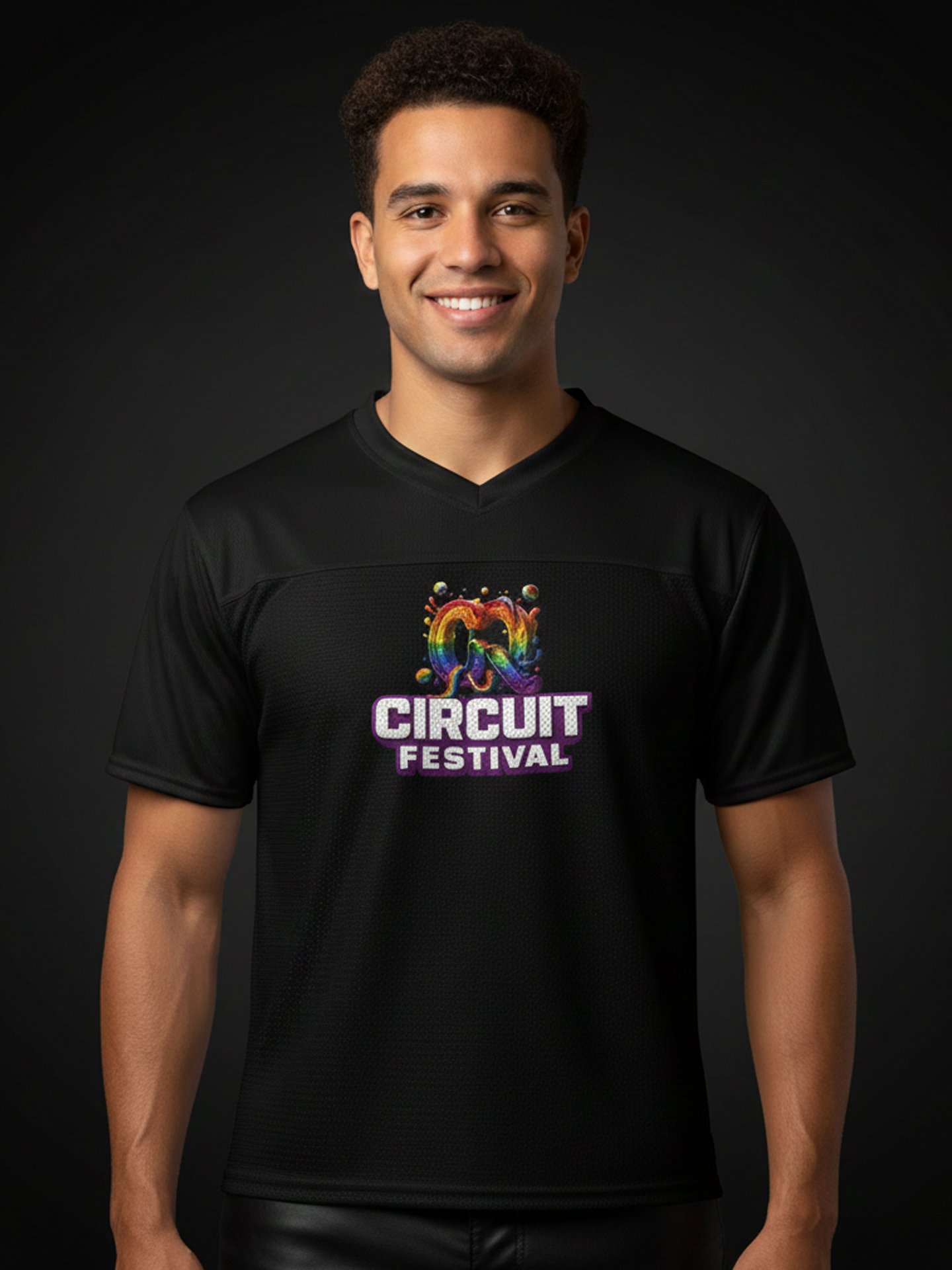 CQ CIRCUIT FESTIVAL PERFORMANCE MESH TEE product image (1)