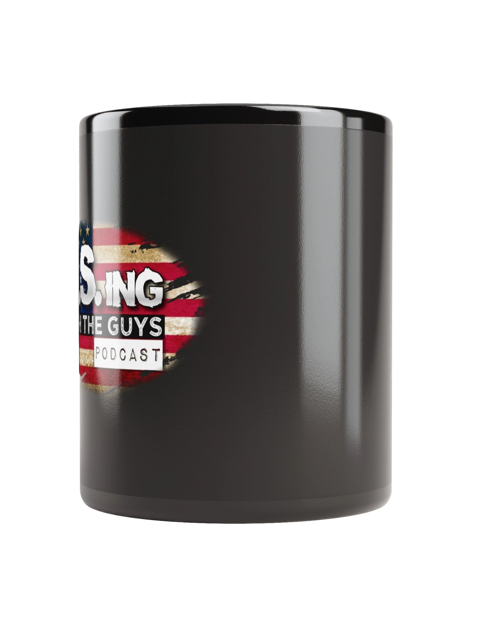 B.S.ing With The Guys black Merica coffee mug product image (2)