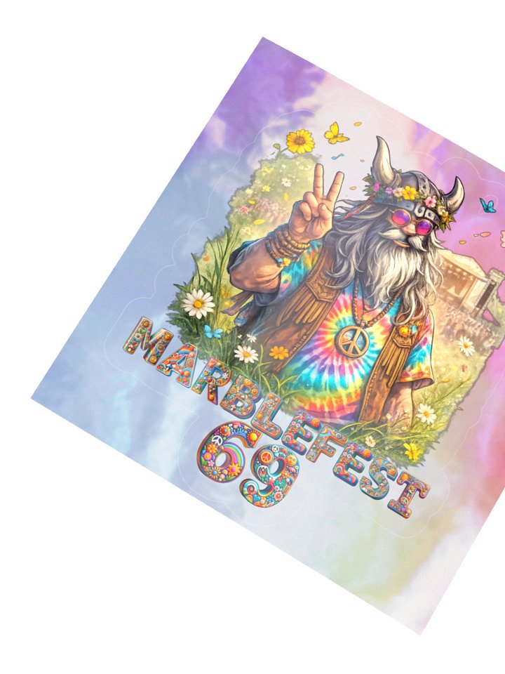 Axeh0le Marblefest 69 Holographic Sticker product image (2)