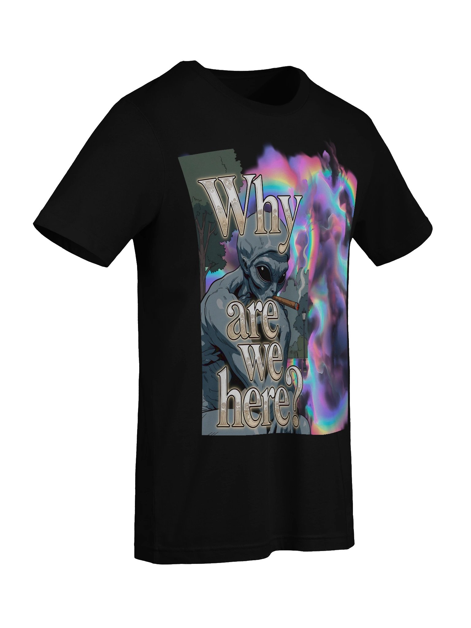Contemplative Alien T-Shirt product image (71)