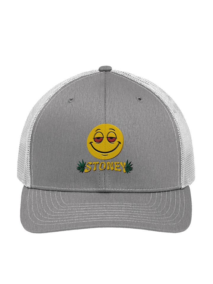 The Original STONEY Trucker Hat (Grey & White) product image (1)