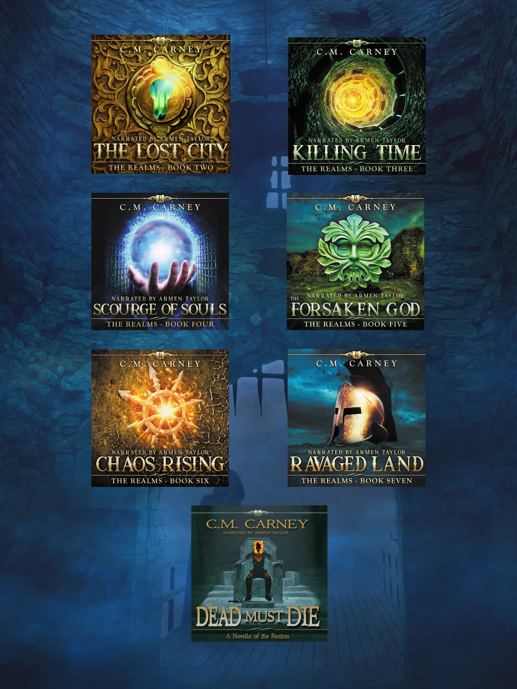 The Realms Books 2-7 + Bonus Novella (Audiobook Bundle) product image (1)