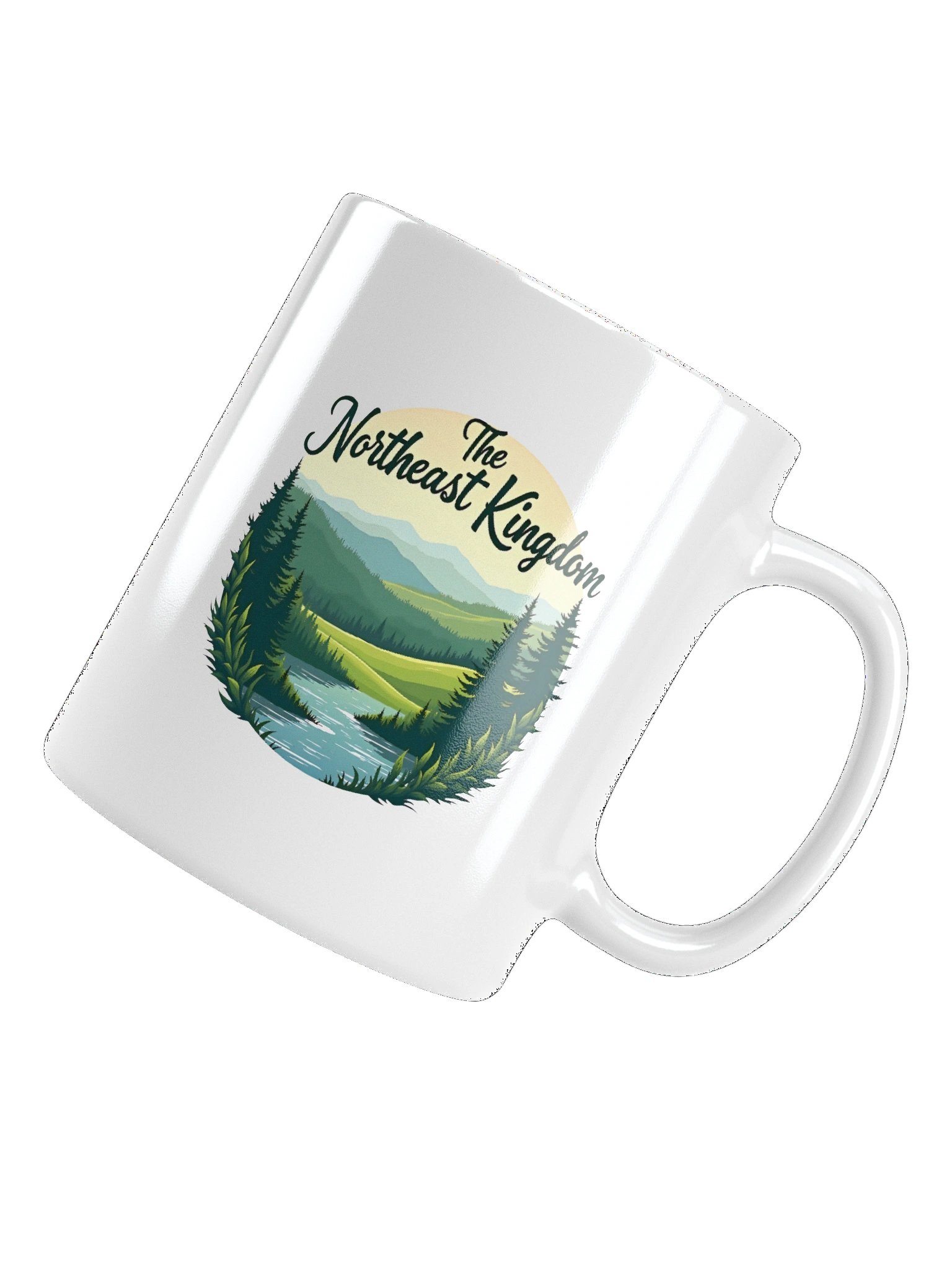 Scenic Northeast Kingdom Landscape Design – Nature-Inspired Artwork Mug product image (13)