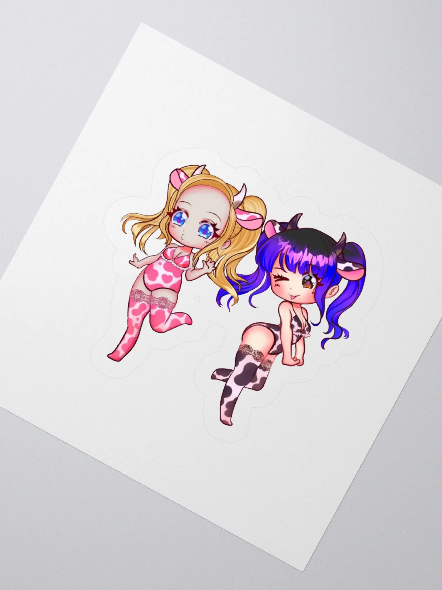 Moo Moo Chibi Stickers product image (2)