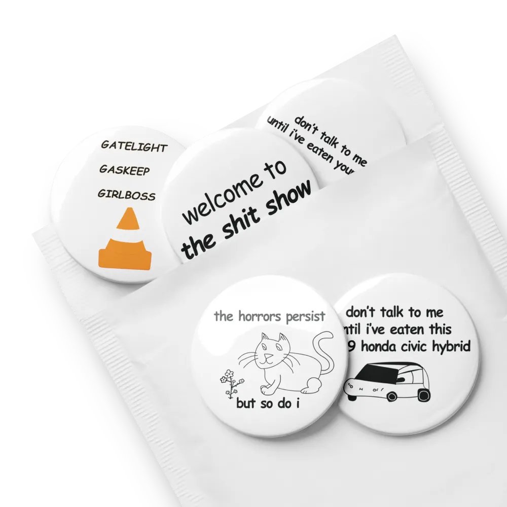 Comic Sans Collection Pin Set product image (4)