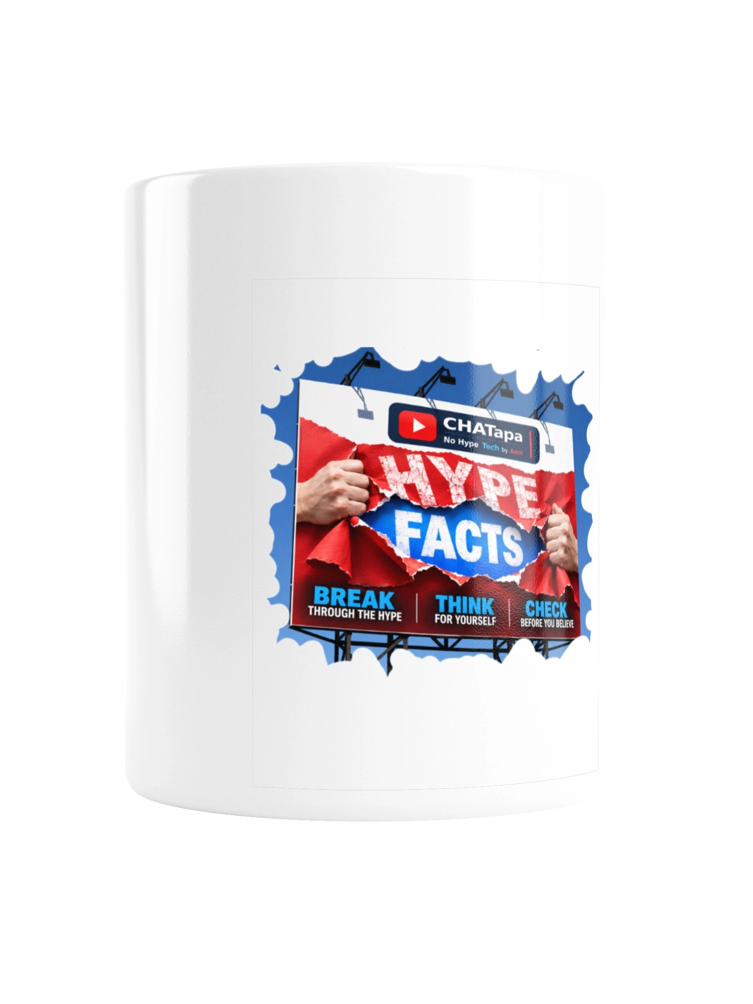 CHATapa “Hype vs Facts” Mug product image (1)