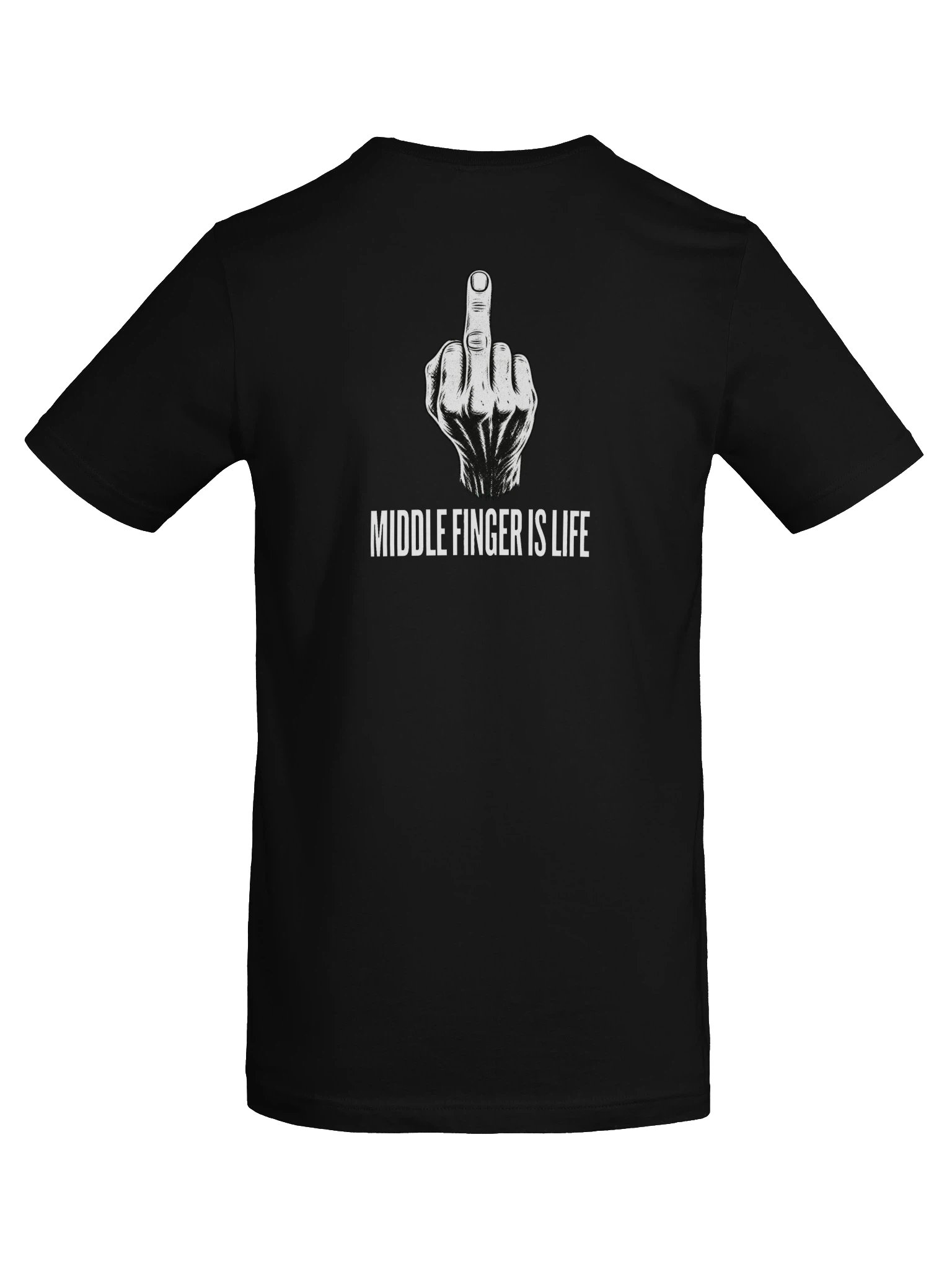 No ShopCo Middle Finger Is Life Tee product image (6)