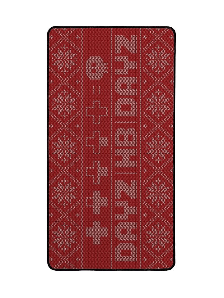 HappyBombs Festive Knit Desk Mouse Mat - Extra large product image (1)