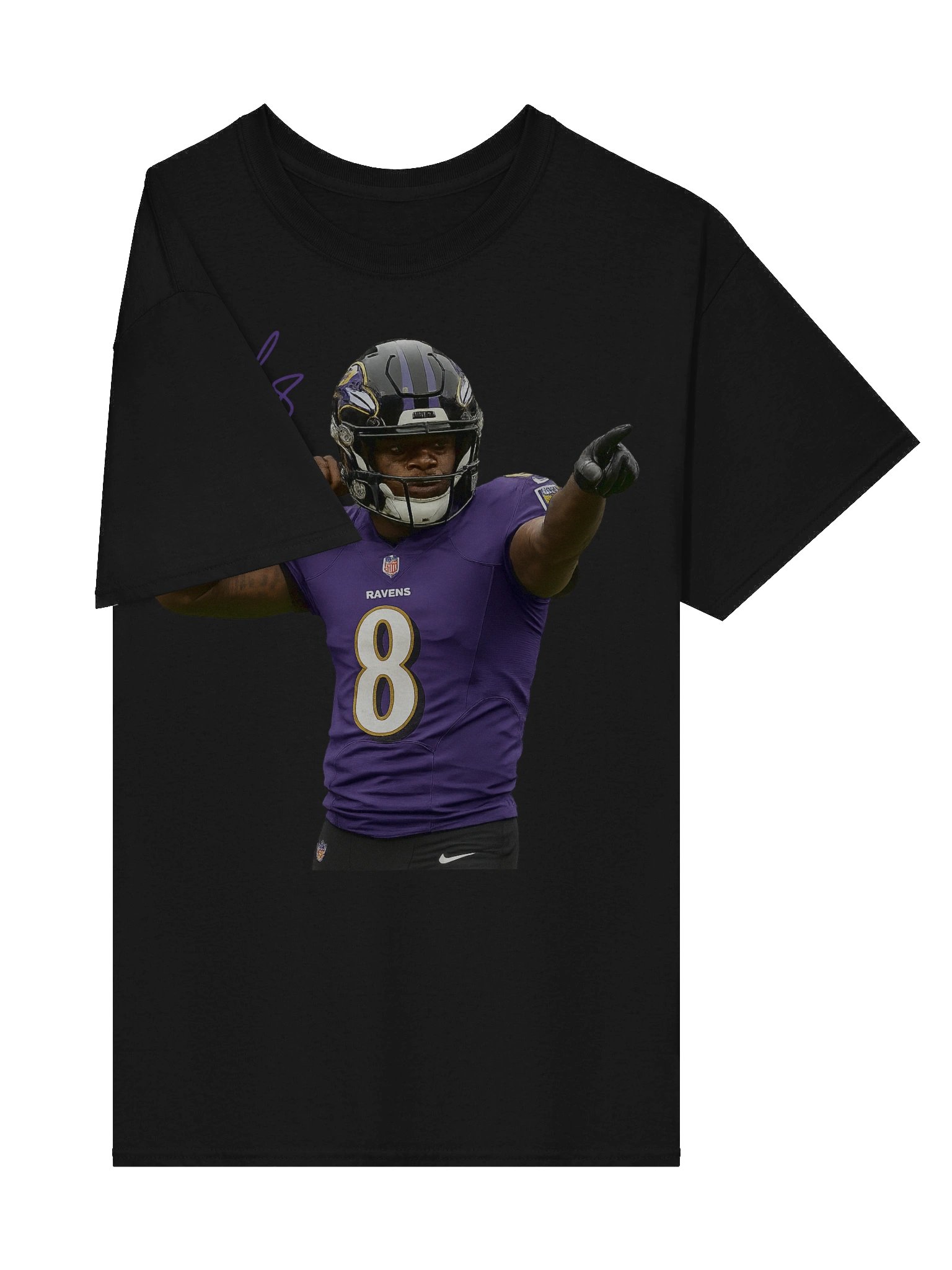 Lamar Jackson Signature T-Shirt product image (8)