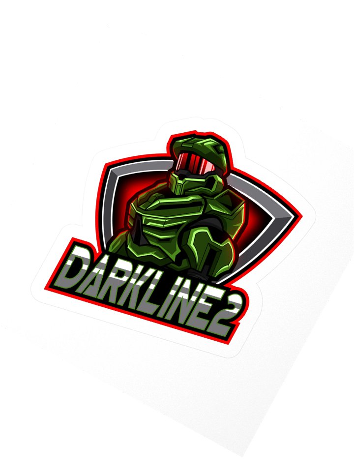 Darkline2 Logo Sticker product image (6)