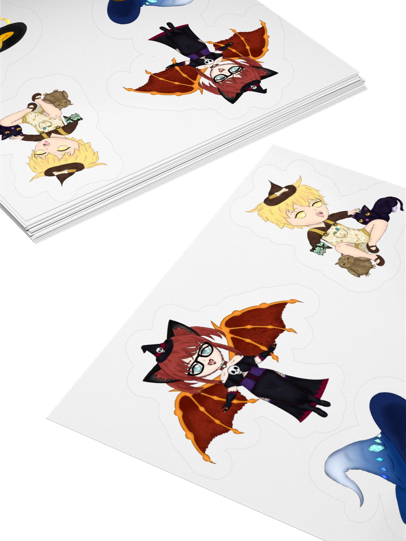 Witch Sticker Set | Choco, Puddin, Yuuki, Aidan product image (14)
