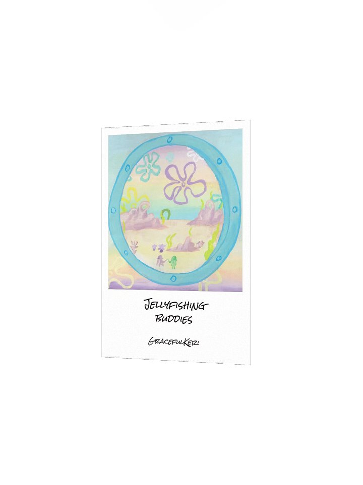 Jellyfishing Buddies - Vibrant Matte Poster Print product image (2)