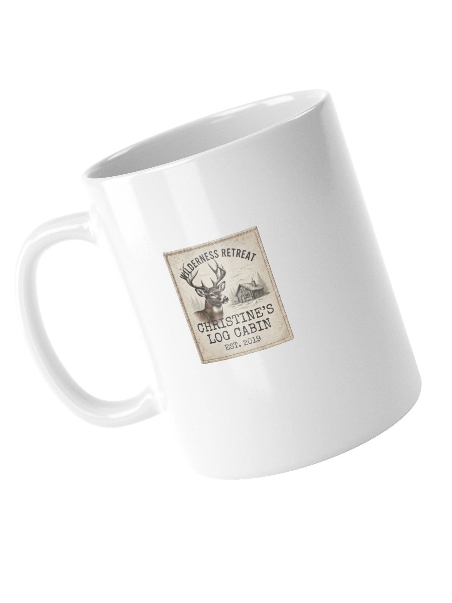 Christine’s Log Cabin Morning Brew Ceramic Mug product image (13)