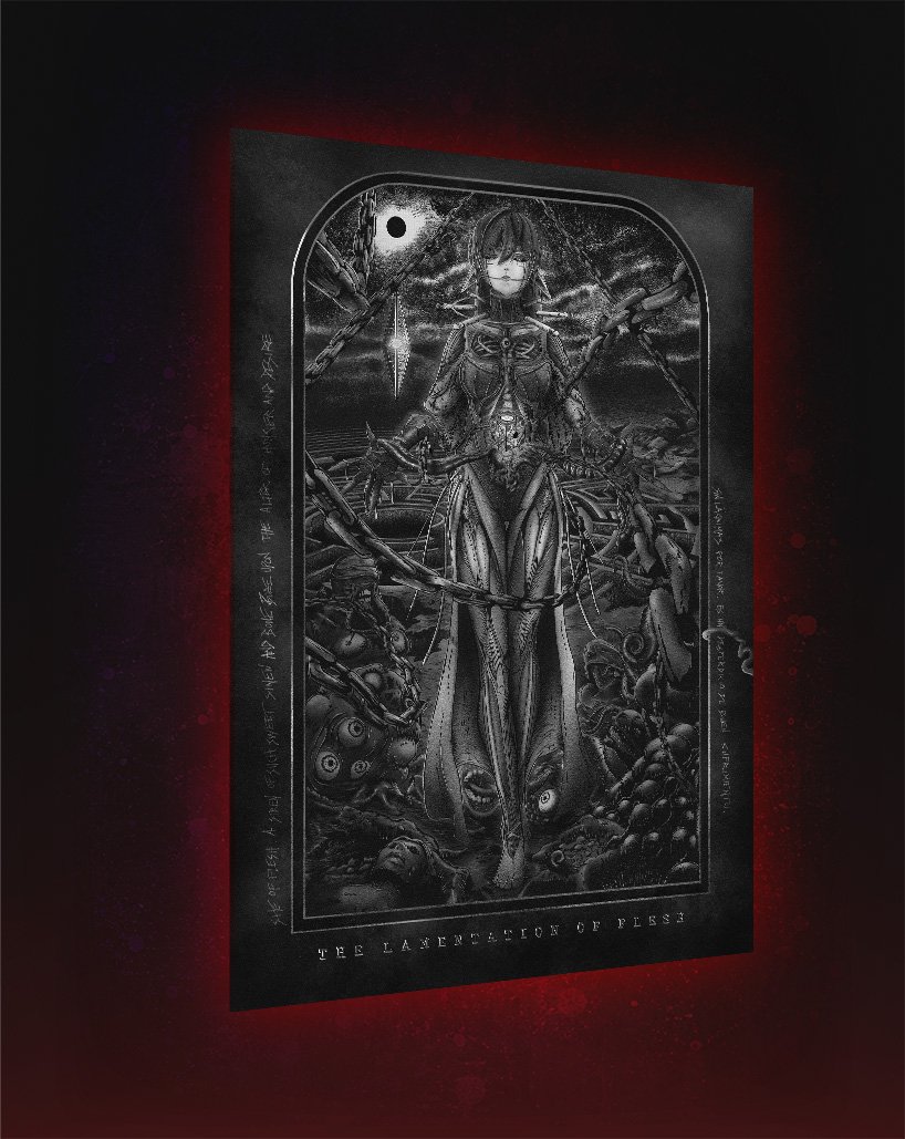 Layna "Lamentation" Poster | by Spooky Dan product image (1)