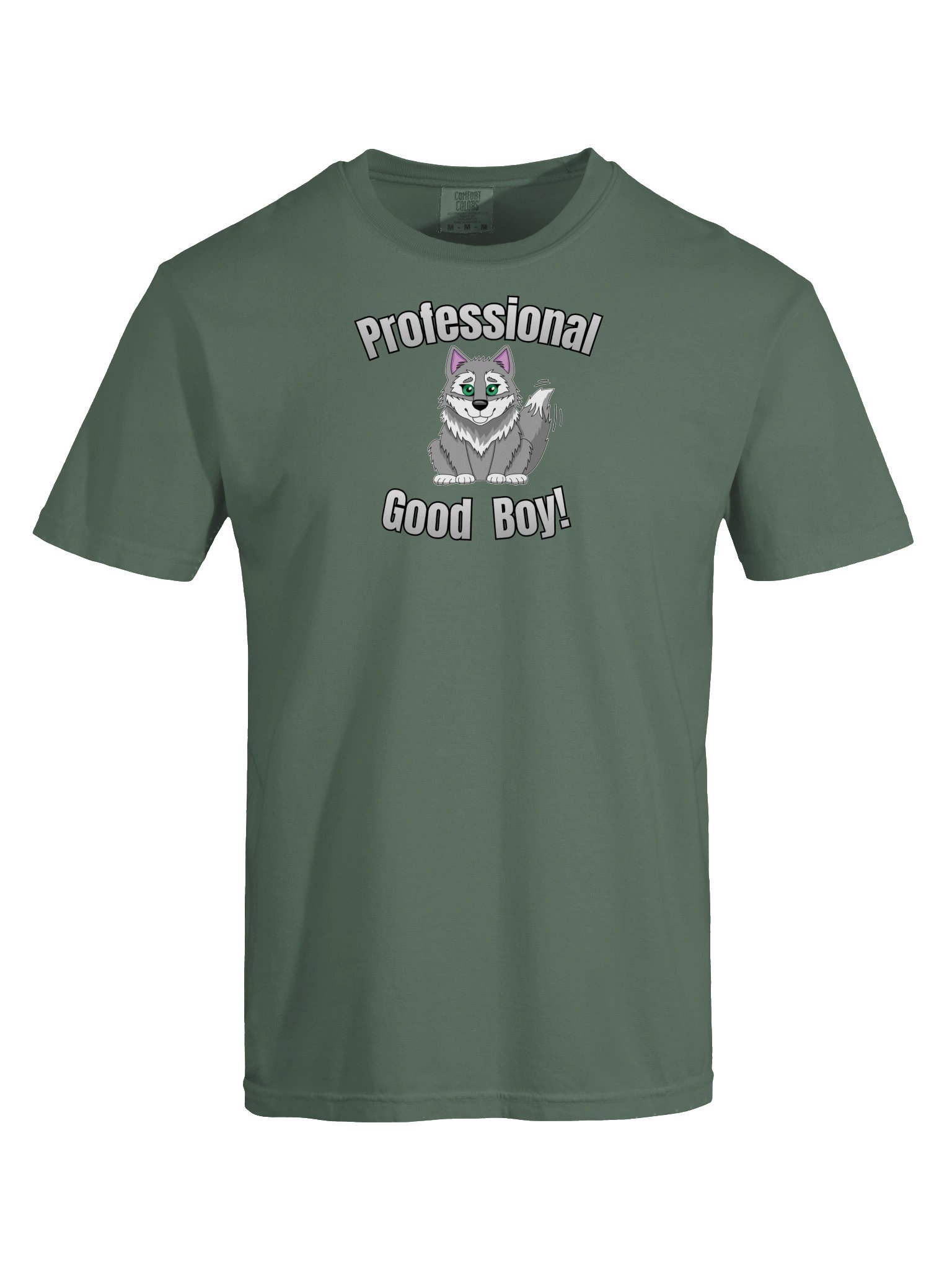 "Professional Good Boy!" Baby Wolf - Comfort Color tee product image (53)