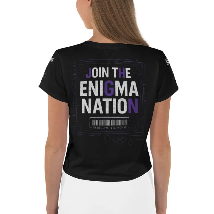Enigma Nation Crop Graphic Tee product image (2)