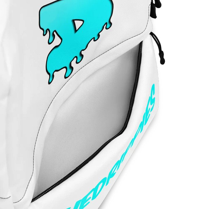 Cyan Drip All-Over Backpack product image (2)
