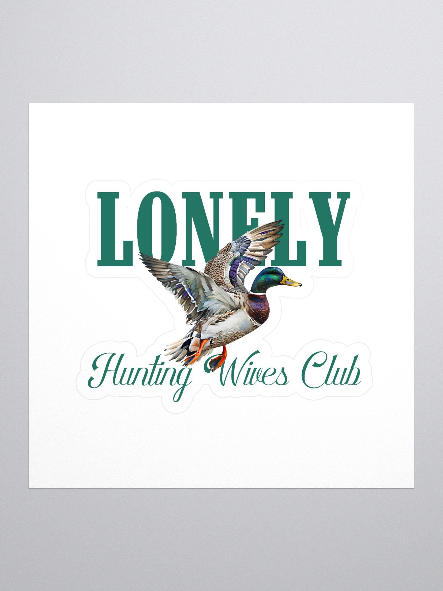 LONELY Hunting Wives Club Stickers product image (1)