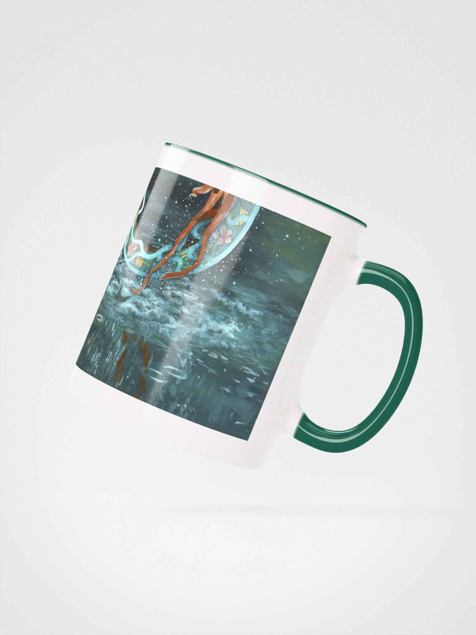 "Float/Flight (Yin/Yang)" - Ceramic Mug product image (3)