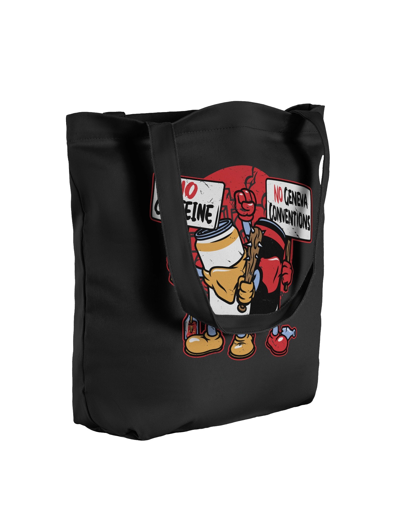No Caffeine No Geneva Conventions Tote product image (4)