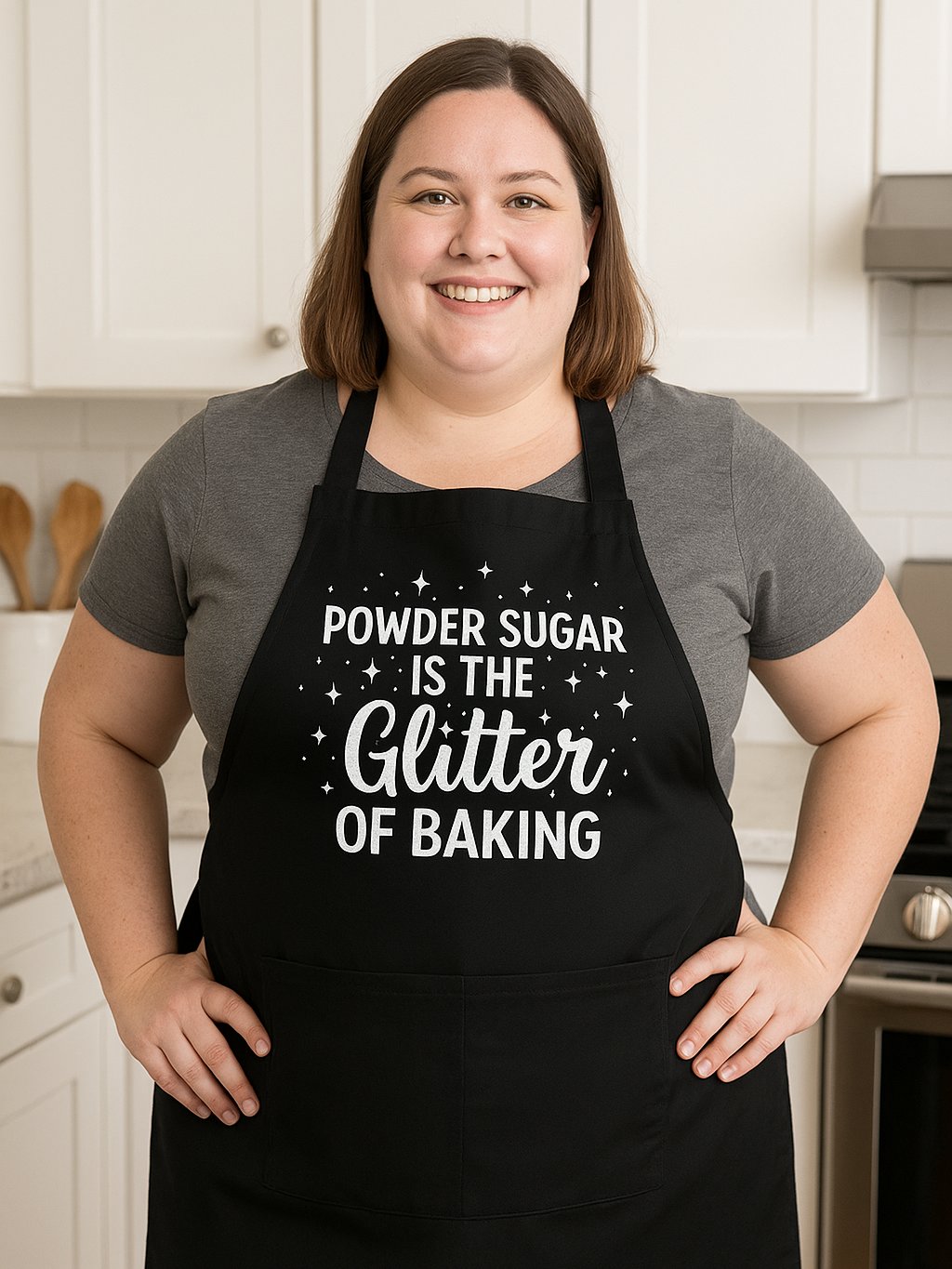 Glitter of Baking Organic Apron product image (3)