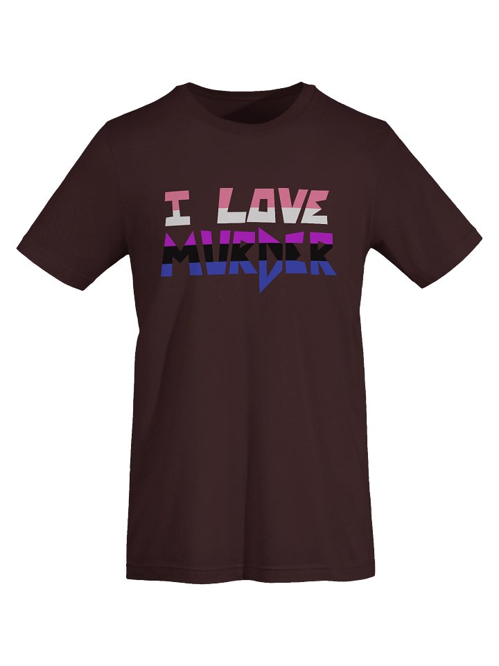 I LOVE MURDER t-shirt - Kurt version (Genderfluid) product image (1)