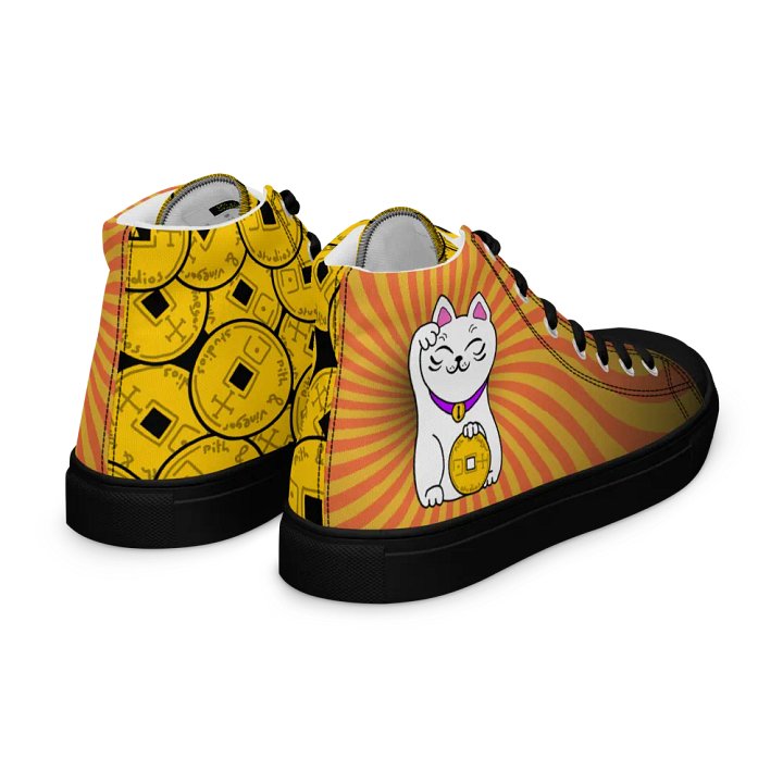 Maneki neko womans high tops product image (2)