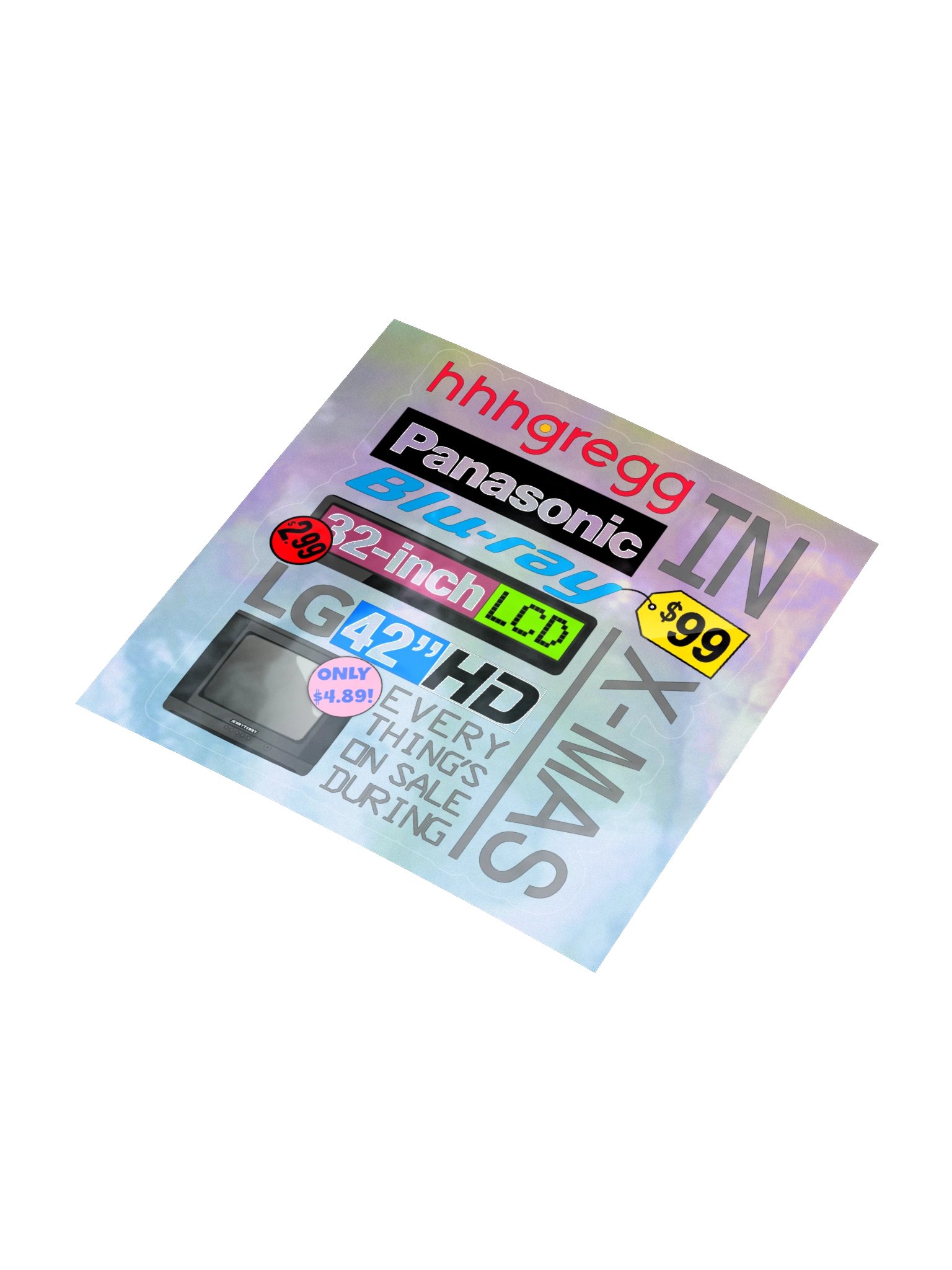 "ReDoin" Holographic Sticker product image (7)