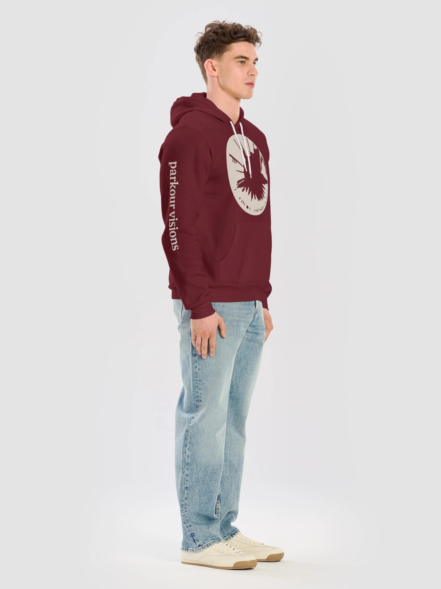 PKV Splat Maroon/Ivory Hoodie product image (7)