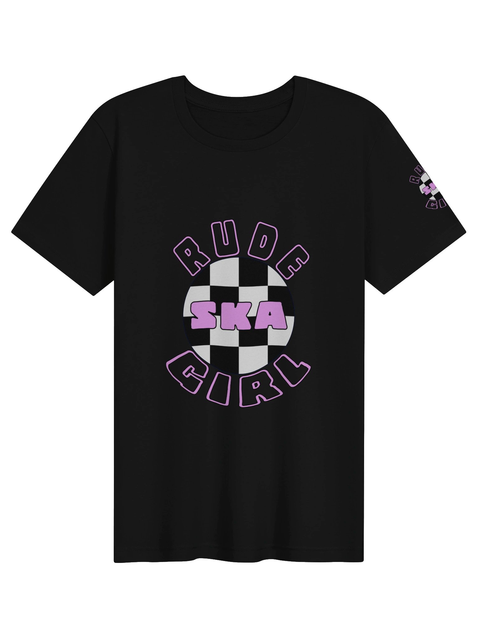 Rude Girl Ska 2 Tone Checkerboard Tee product image (1)