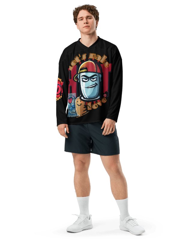 LIMITED EDITION - CNX Core All-over print Unisex Long Sleeve Tee — Let's Make Love 001 product image (6)